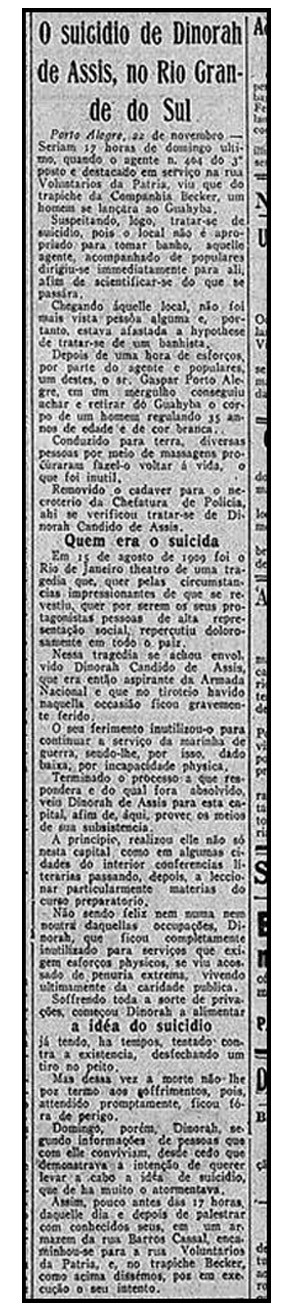 jornal Correio da Manhã Dinorah de Assis 2 (Foto: Reprodução)